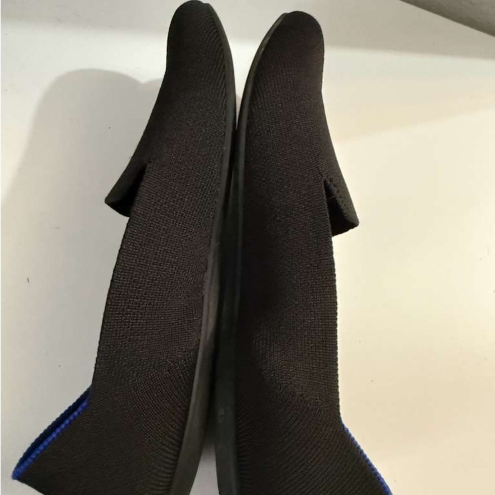 Rothy's  Black and Blue Slip-On Loafers - Picture 3 of 5